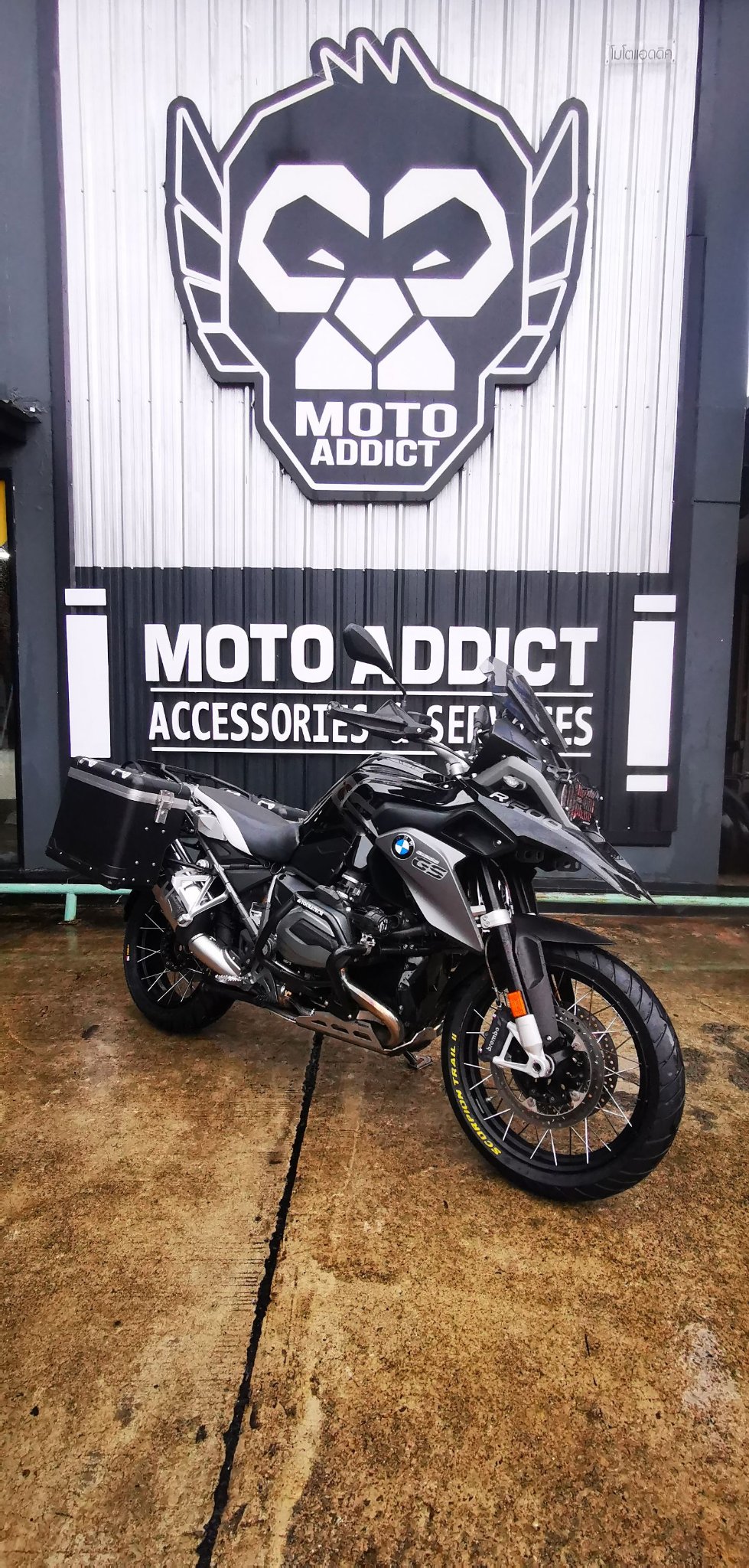 Bmw GS R1200 กับวันที่ฝนตกเช้านี้ครับ ขอบคุณมากนะค้าบบบบ