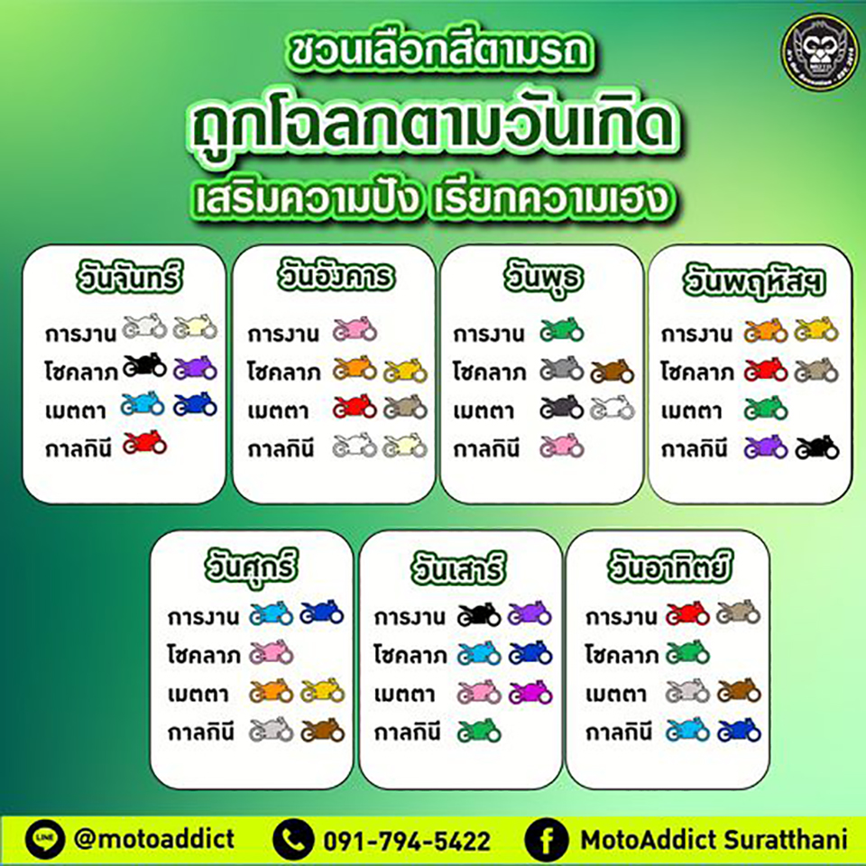 เลือกสีรถที่ถูกโฉลกกับวันเกิดของคุณ เลือกสีรถที่ถูกโฉลกกับวันเกิดของคุณ