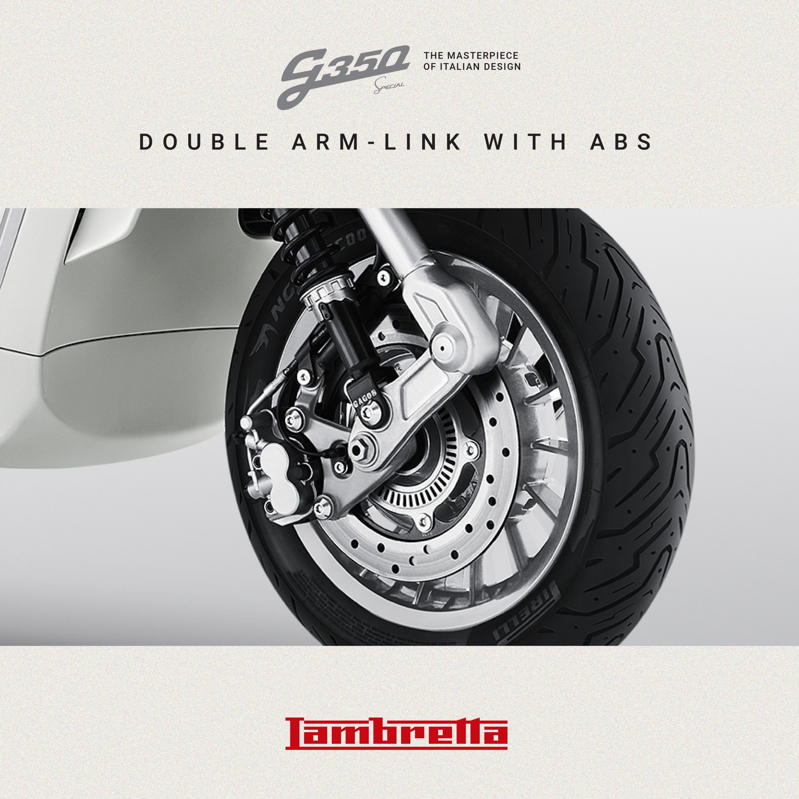 DOUBLE ARM-LINK WITH ABS BRAKING SYSTEM