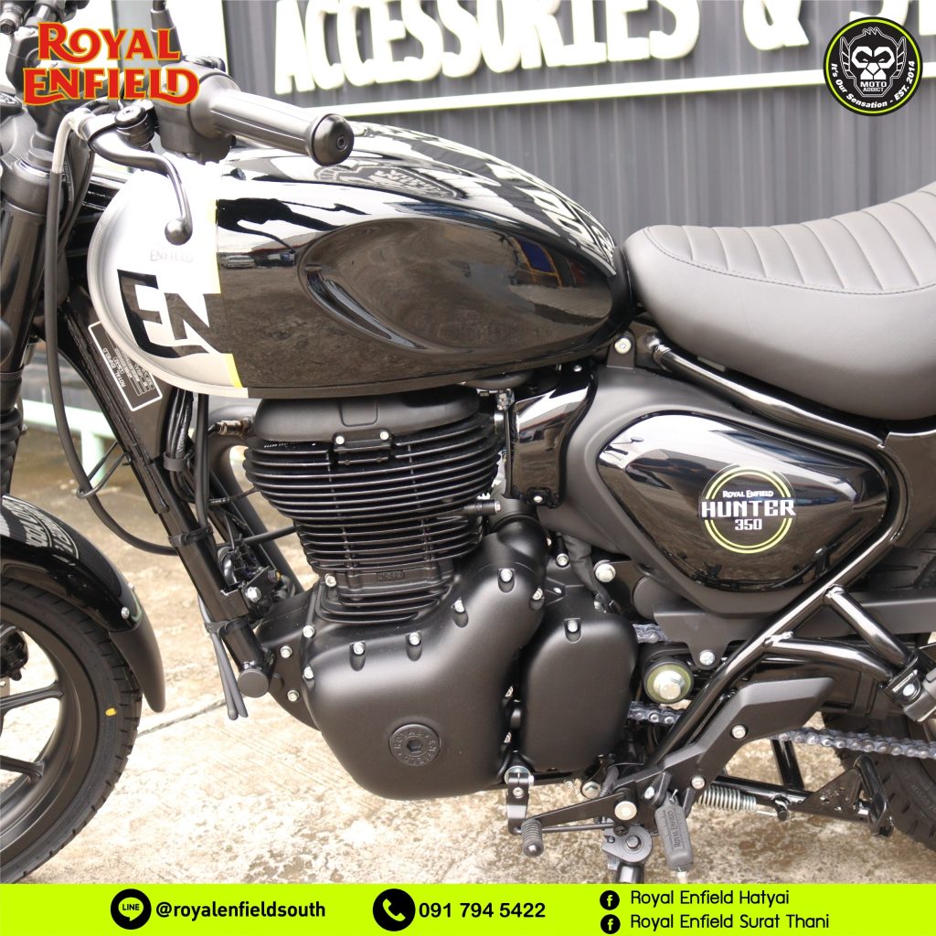 ROYAL ENFIELD Hunter 350 สี Rebel Black