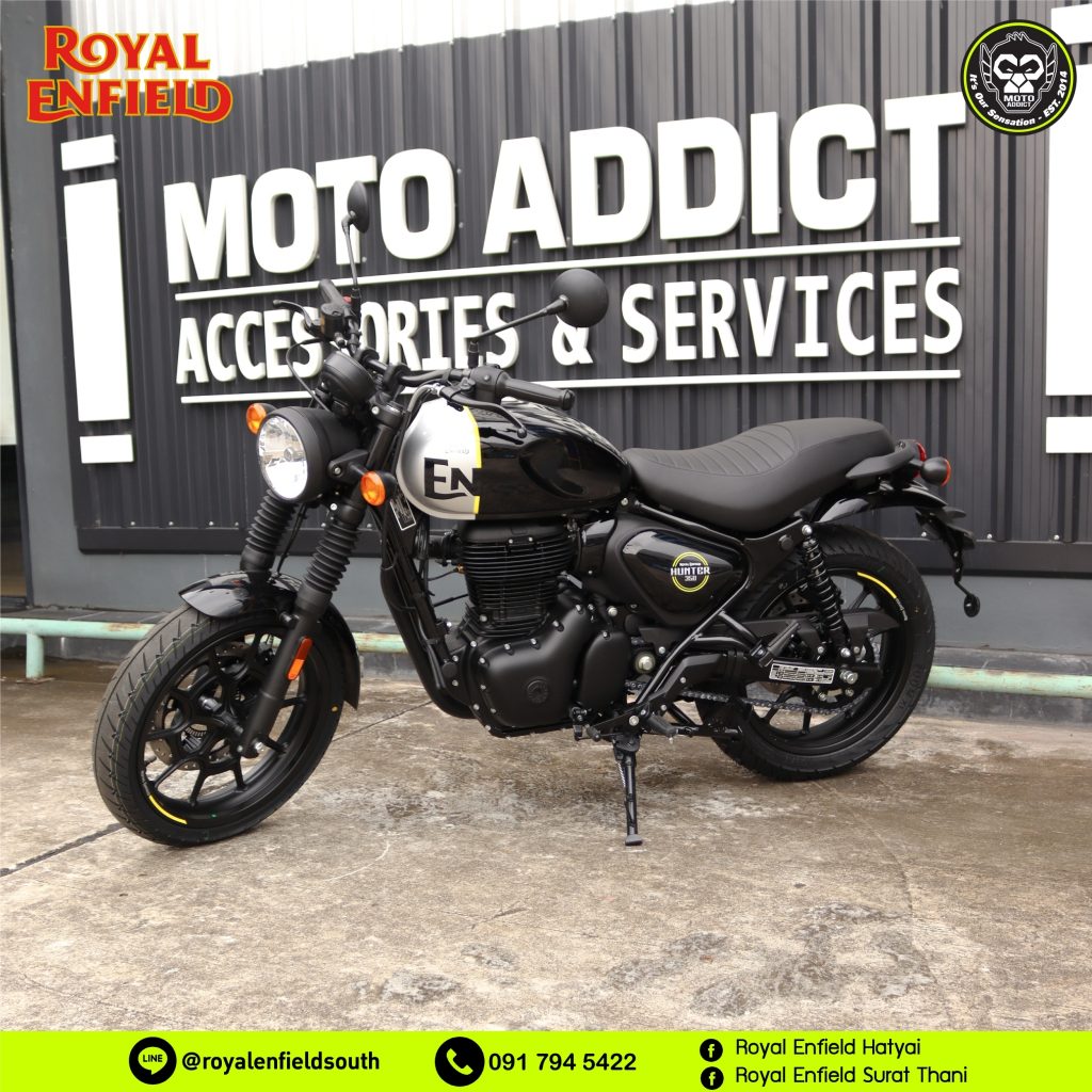 ROYAL ENFIELD Hunter 350 สี Rebel Black