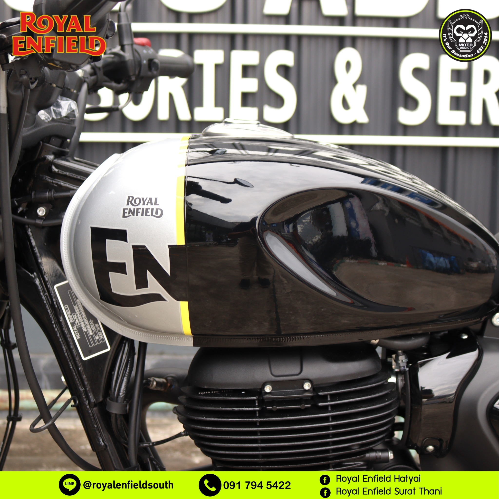 ROYAL ENFIELD Hunter 350 สี Rebel Black