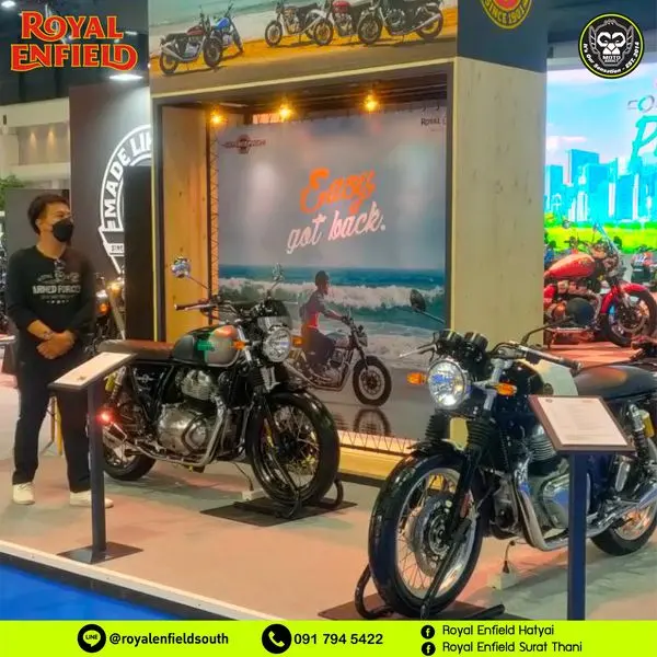 Royal Enfield คึกคักทั้งวัน