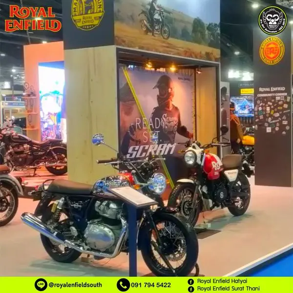 Royal Enfield คึกคักทั้งวัน