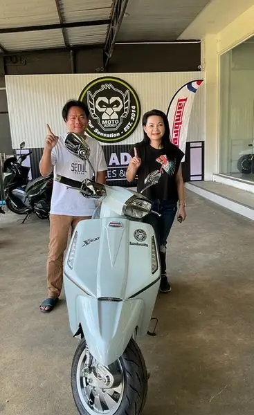 ไม่ต้องมีหรอกเก้าอี้ ถ้า Lambretta X300