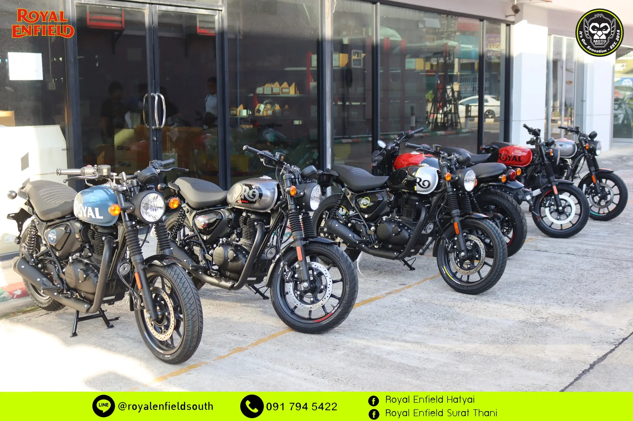 Royal Enfield Hatyai มีรถพร้อมรับพร้อมส่งมอบทันที