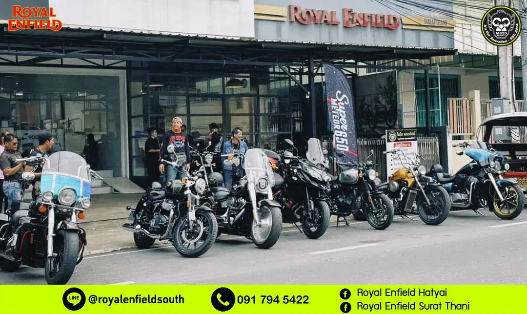 ออกรถ Royal Enfield รุ่น Super Meteor 650 คันแรกของสุราษฎร์