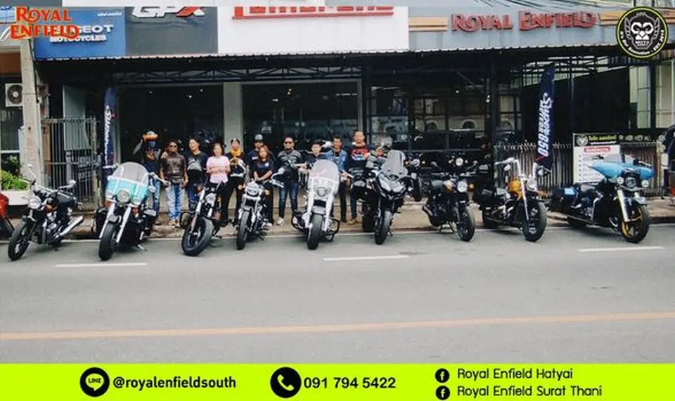 ออกรถ Royal Enfield รุ่น Super Meteor 650 คันแรกของสุราษฎร์