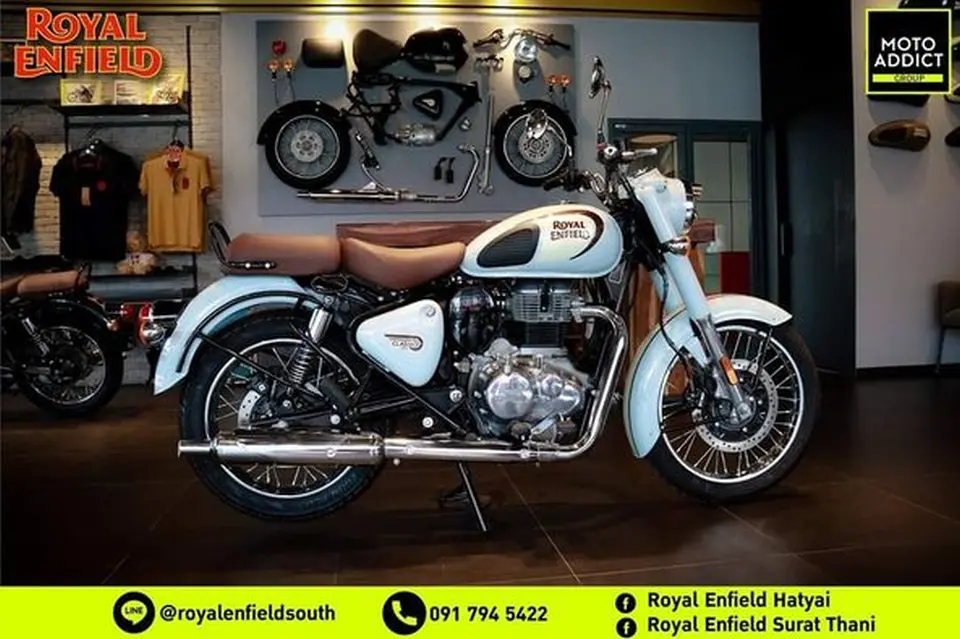 Royal Enfield Classic 350 ใหม่ มาพร้อมเครืองยนต์ J-Series ขนาด 349 cc. พร้อม Balancer shaft ที่ลดการสั่นสะเทือนได้อย่างดีเยี่ยม