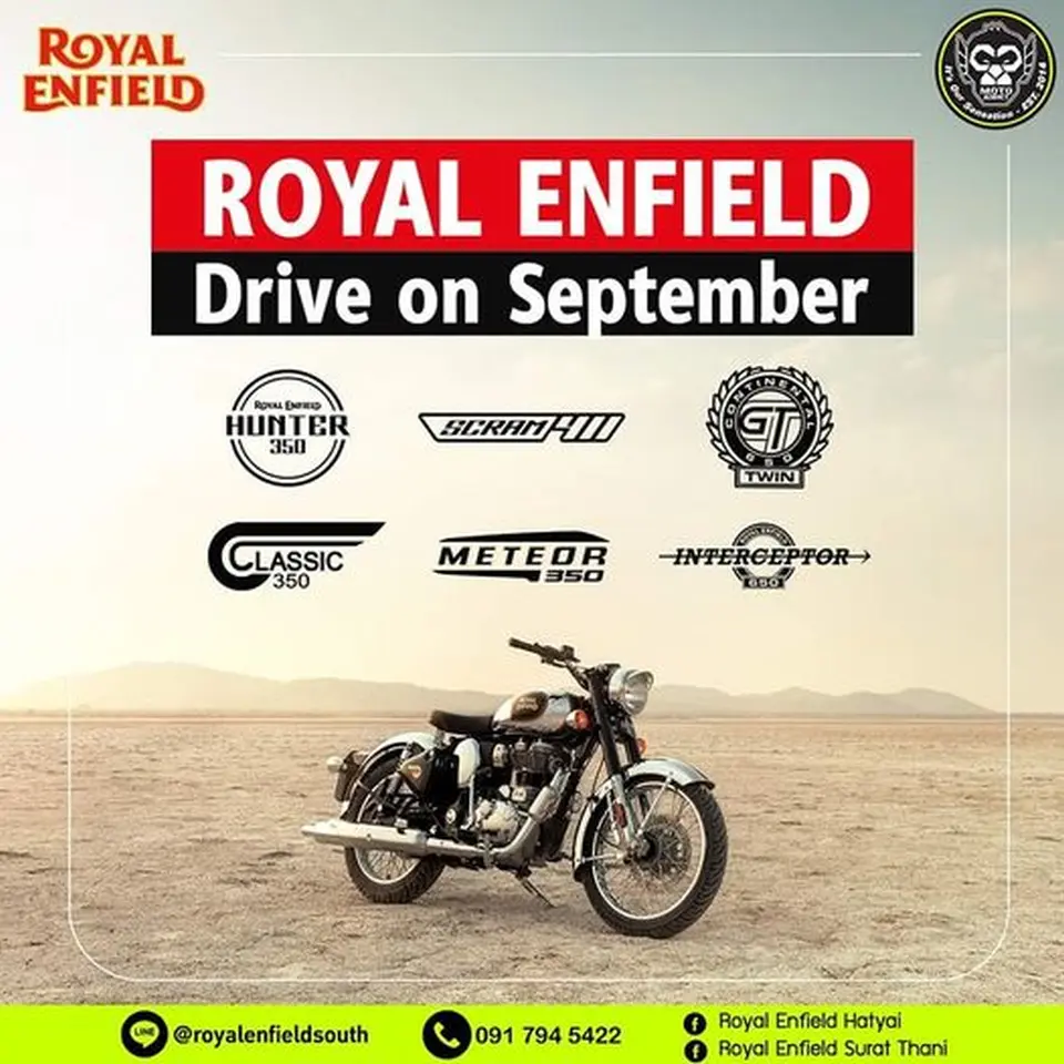 Royal Fnfield Hatyai Drive on september