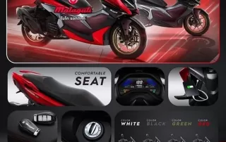 ดีไซน์สวยสปอร์ต และฟังก์ชันที่ตอบโจทย์การใช้งานจริง เบาะทรงสปอร์ตให้การขับขี่ดีเยี่ยม