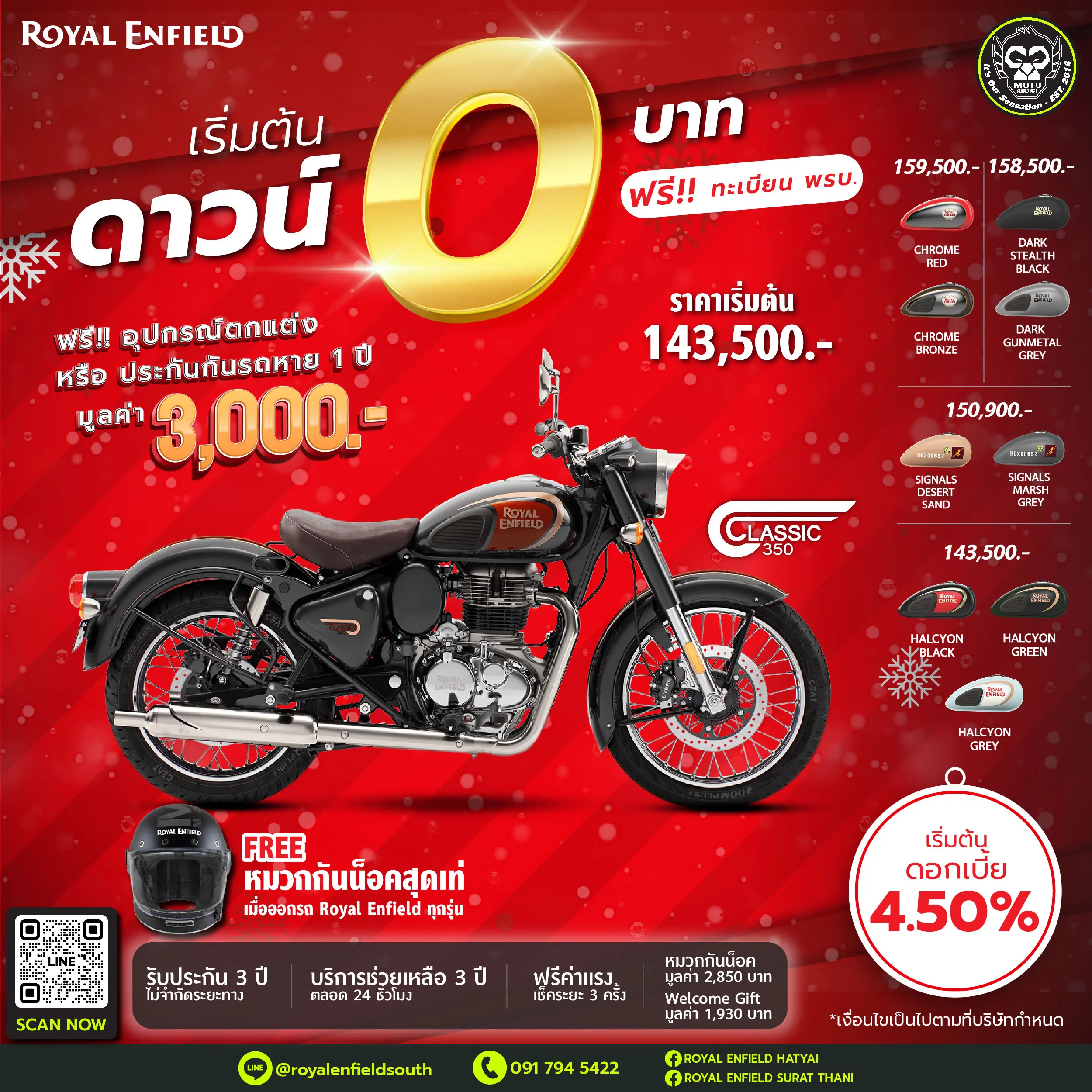 Pro End Year Royal Enfield by Moto Addict