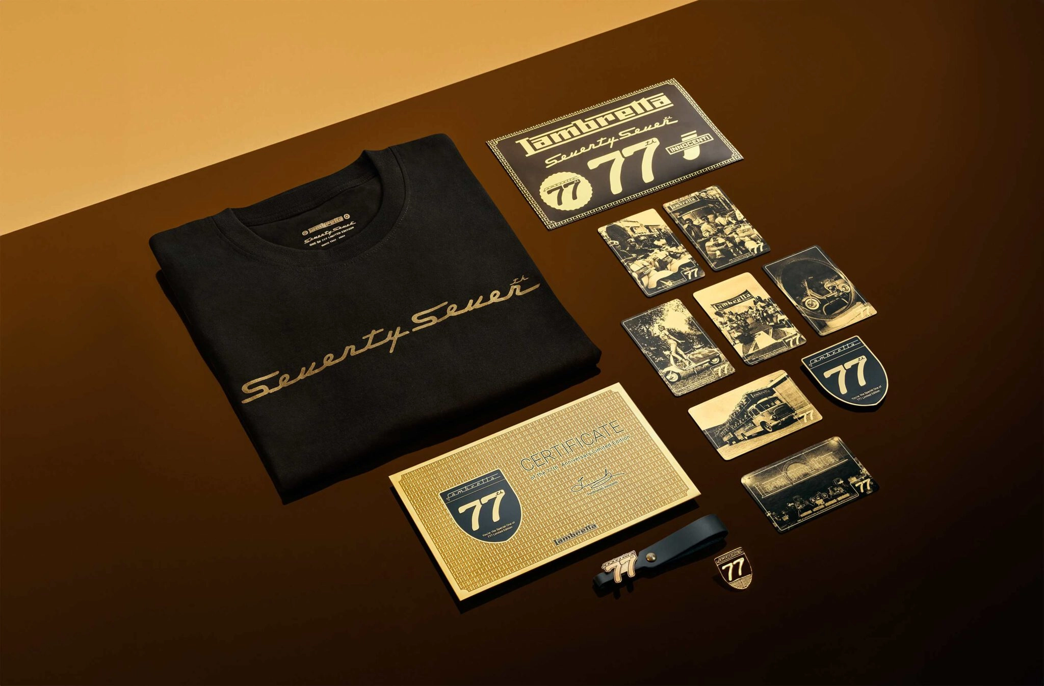 “77th Celebration Set” ชุดของขวัญสุดพิเศษสำหรับ The Special 1 of 777 LAMBRETTA X300 77th