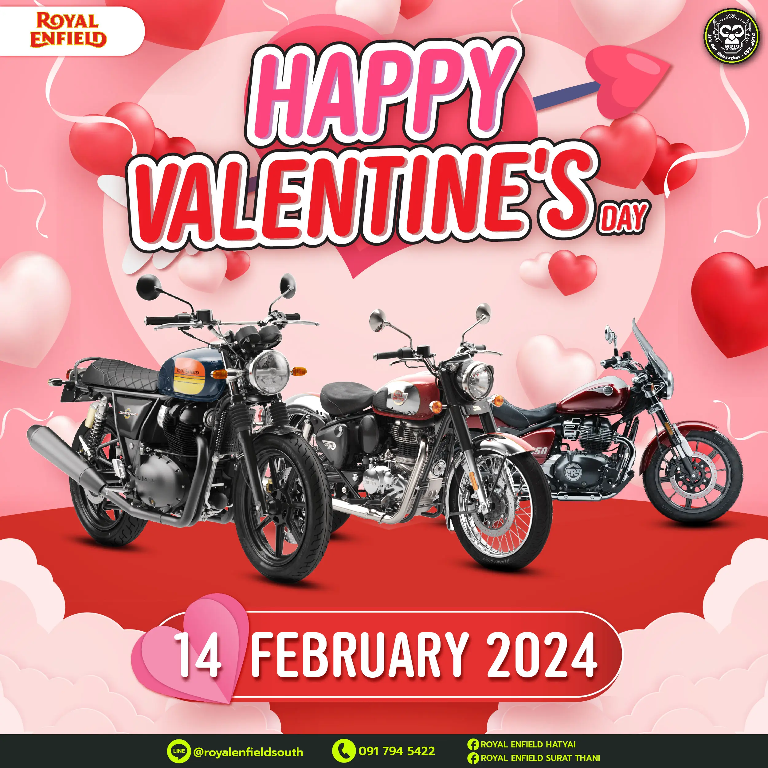 Happy Valentine's Day by Moto Addict ทุกคำตอบของมอเตอร์ไซค์