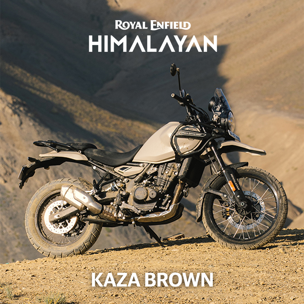 เปิดตัว The All-New Royal Enfield Himalayan 450 Kaza Brown