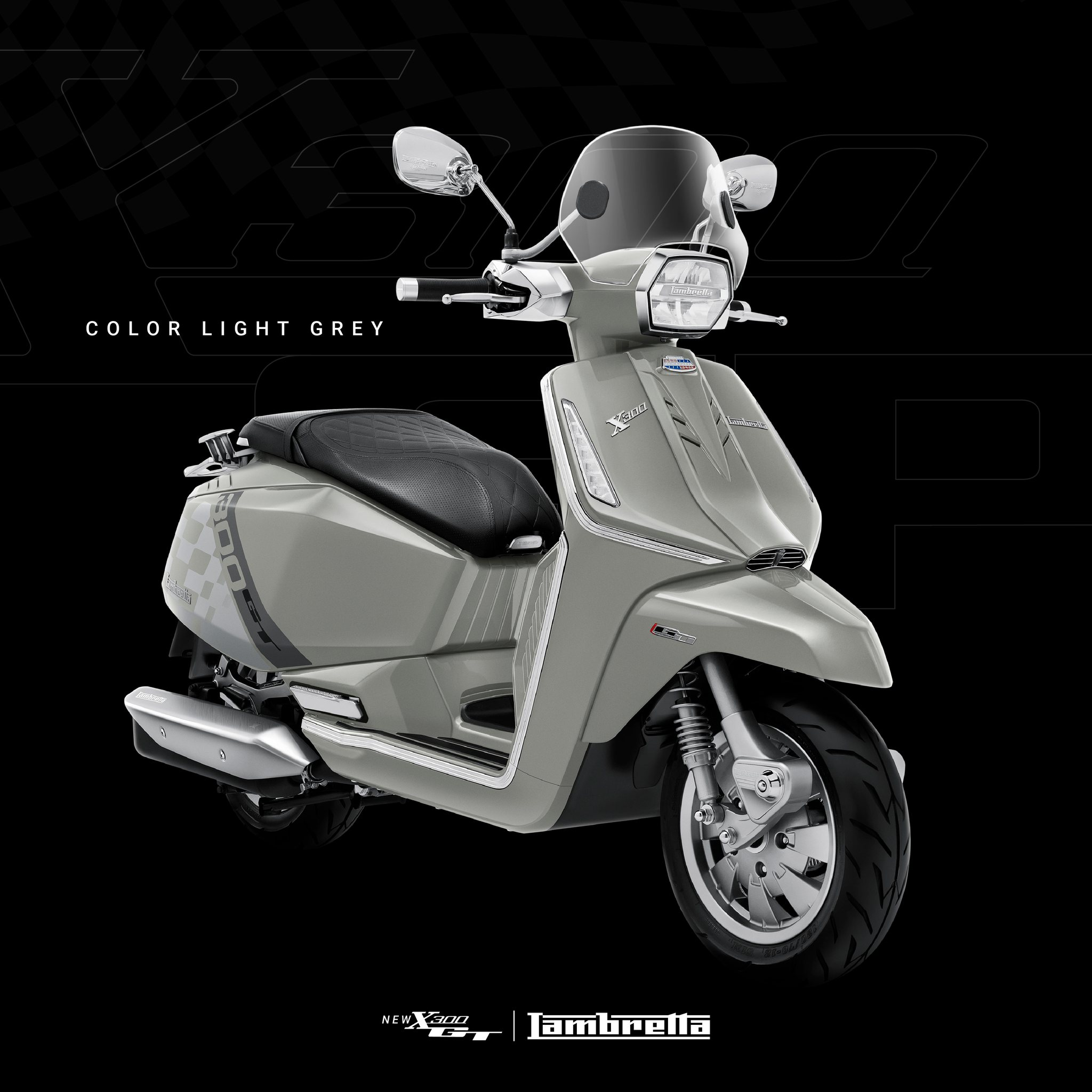 NEW LAMBRETTA X300 GT Light Grey