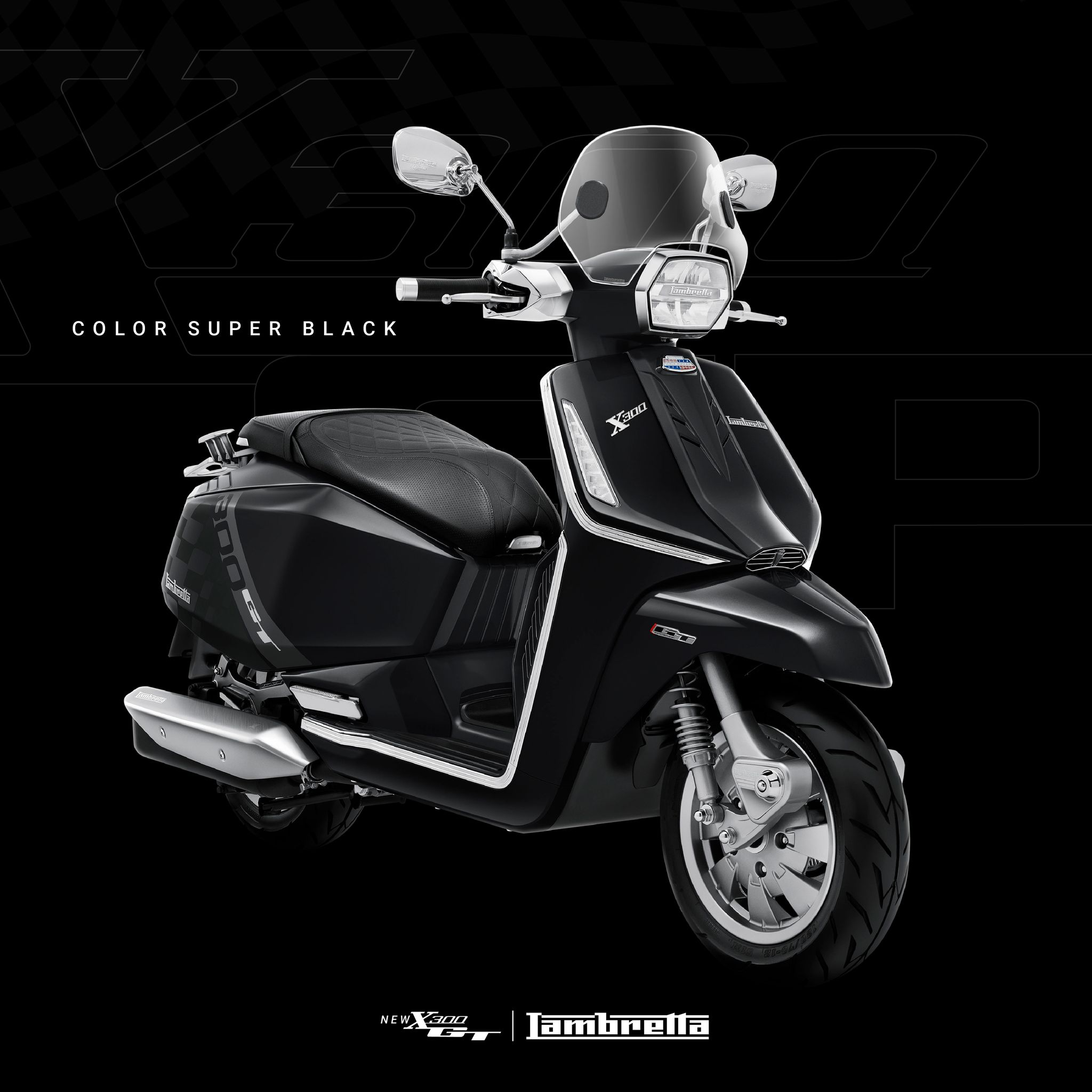 NEW LAMBRETTA X300 GT Super Black