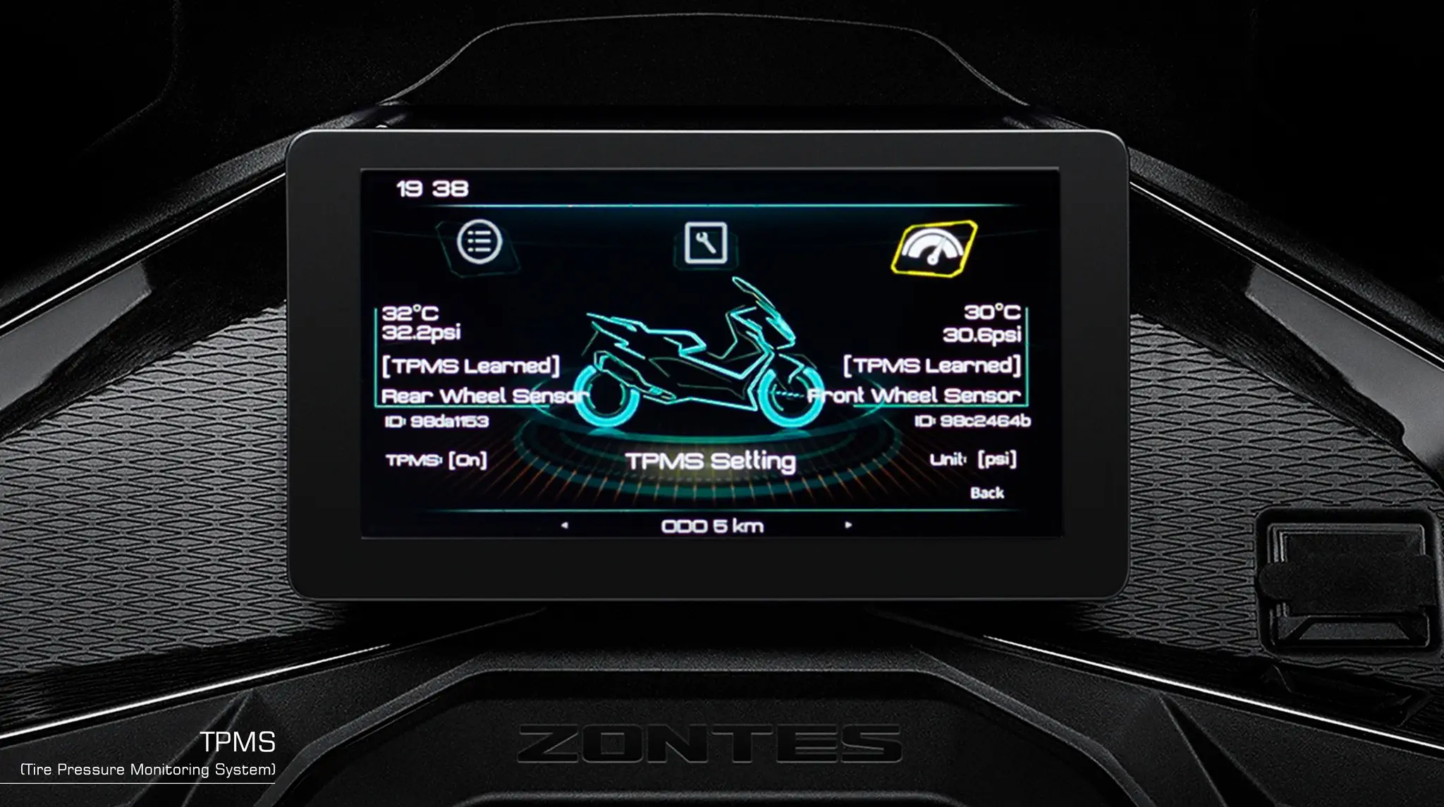 ระบบตรวจสอบแรงดันลมยาง (TPMS) ระบบตรวจสอบแรงดันลมยาง (TPMS)