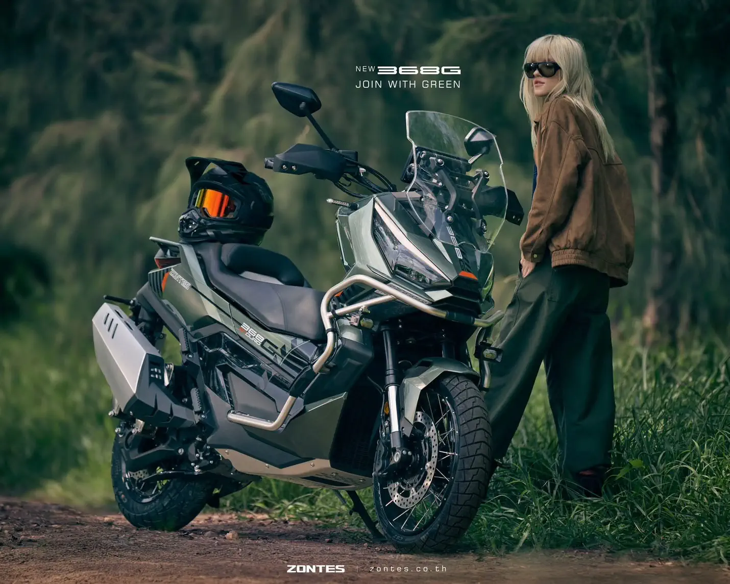 ZONTES 368G – ADVANCED ADVENTURE SCOOTER สกู๊ตเตอร์สายลุยอัจฉริยะ มาพร้อมขุมพลังล้ำสมัย ดีไซน์แกร่ง เท่ไม่ซ้ำใคร โดดเด่นด้วยออปชันระดับพรีเมียม และเทคโนโลยีที่ครบครัน