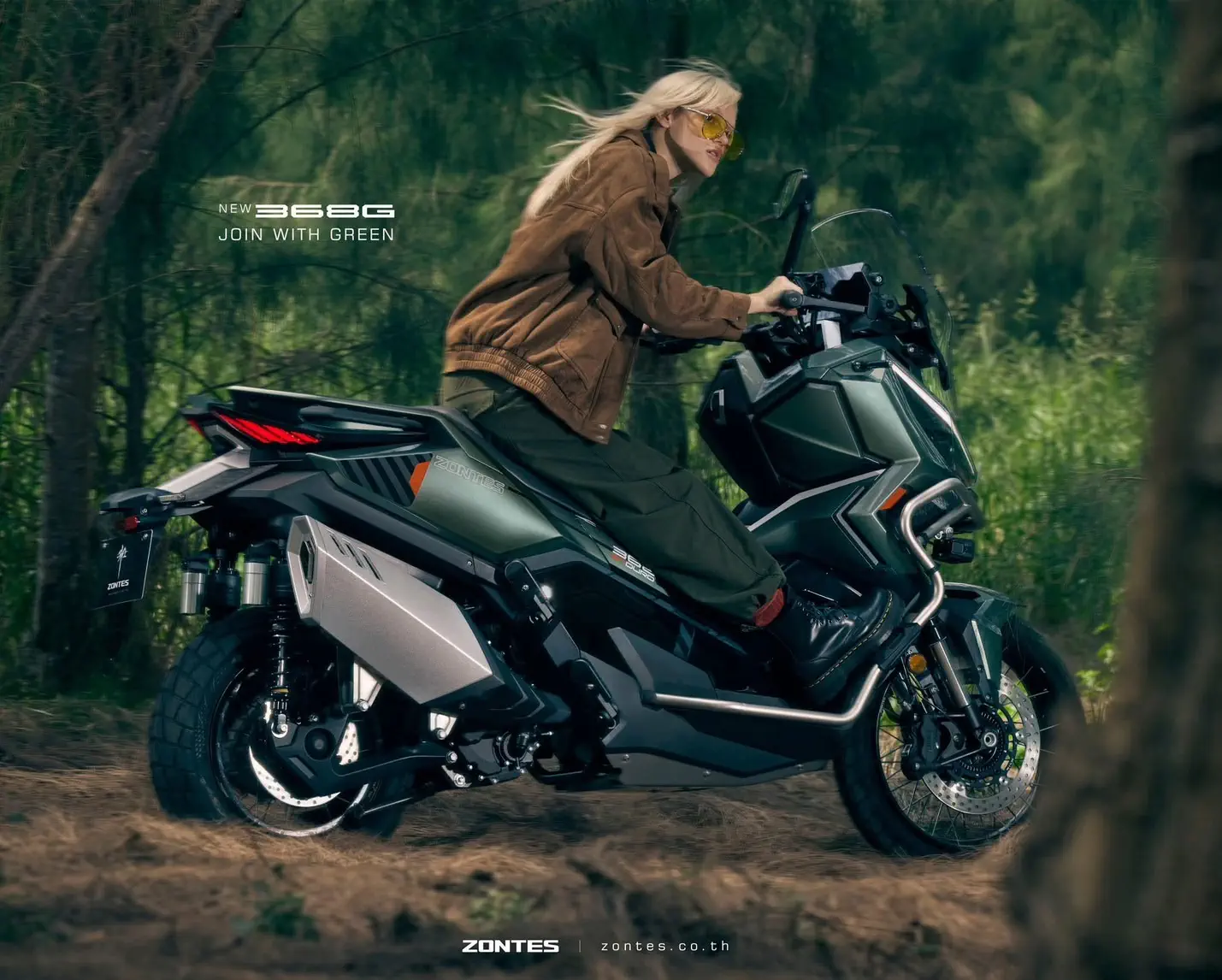 ZONTES 368G – ADVANCED ADVENTURE SCOOTER สกู๊ตเตอร์สายลุยอัจฉริยะ มาพร้อมขุมพลังล้ำสมัย ดีไซน์แกร่ง เท่ไม่ซ้ำใคร โดดเด่นด้วยออปชันระดับพรีเมียม และเทคโนโลยีที่ครบครัน
