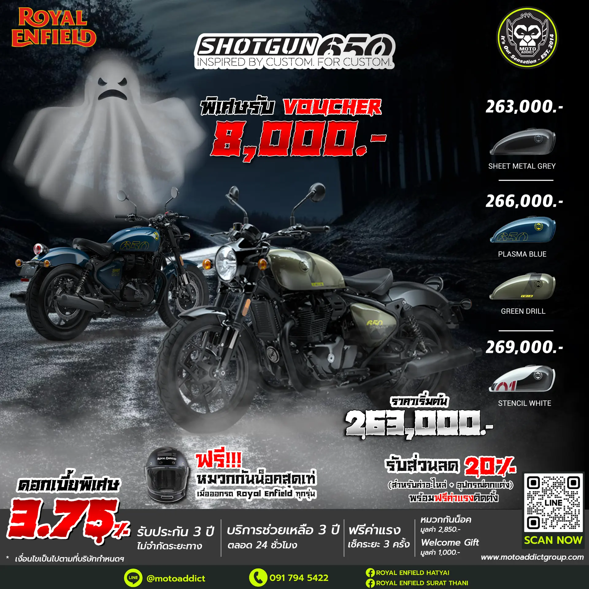 Royal Enfield Shotgun 650