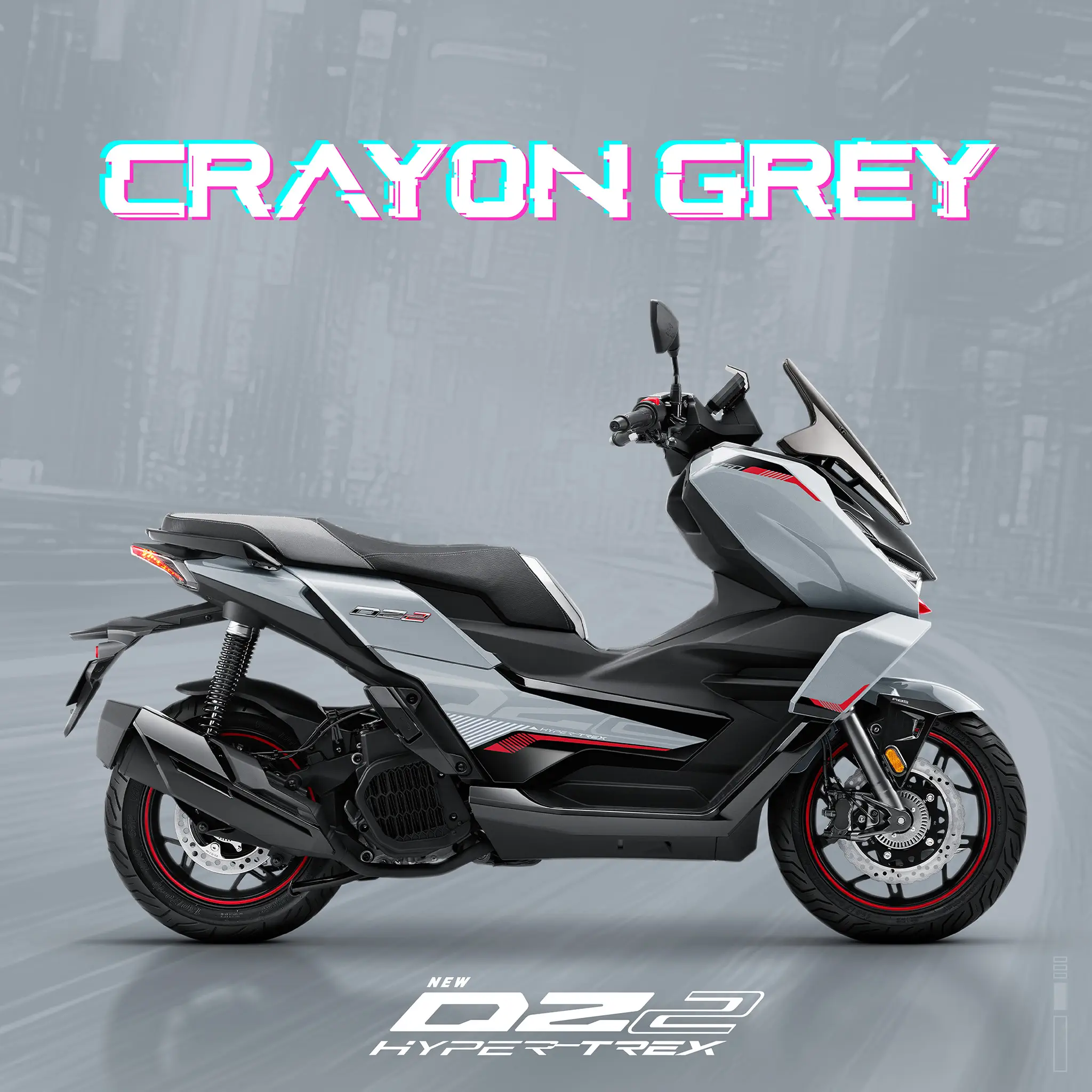 DZ2 Crayon Grey (เทา-ดำ) DZ2 Crayon Grey (เทา-ดำ)