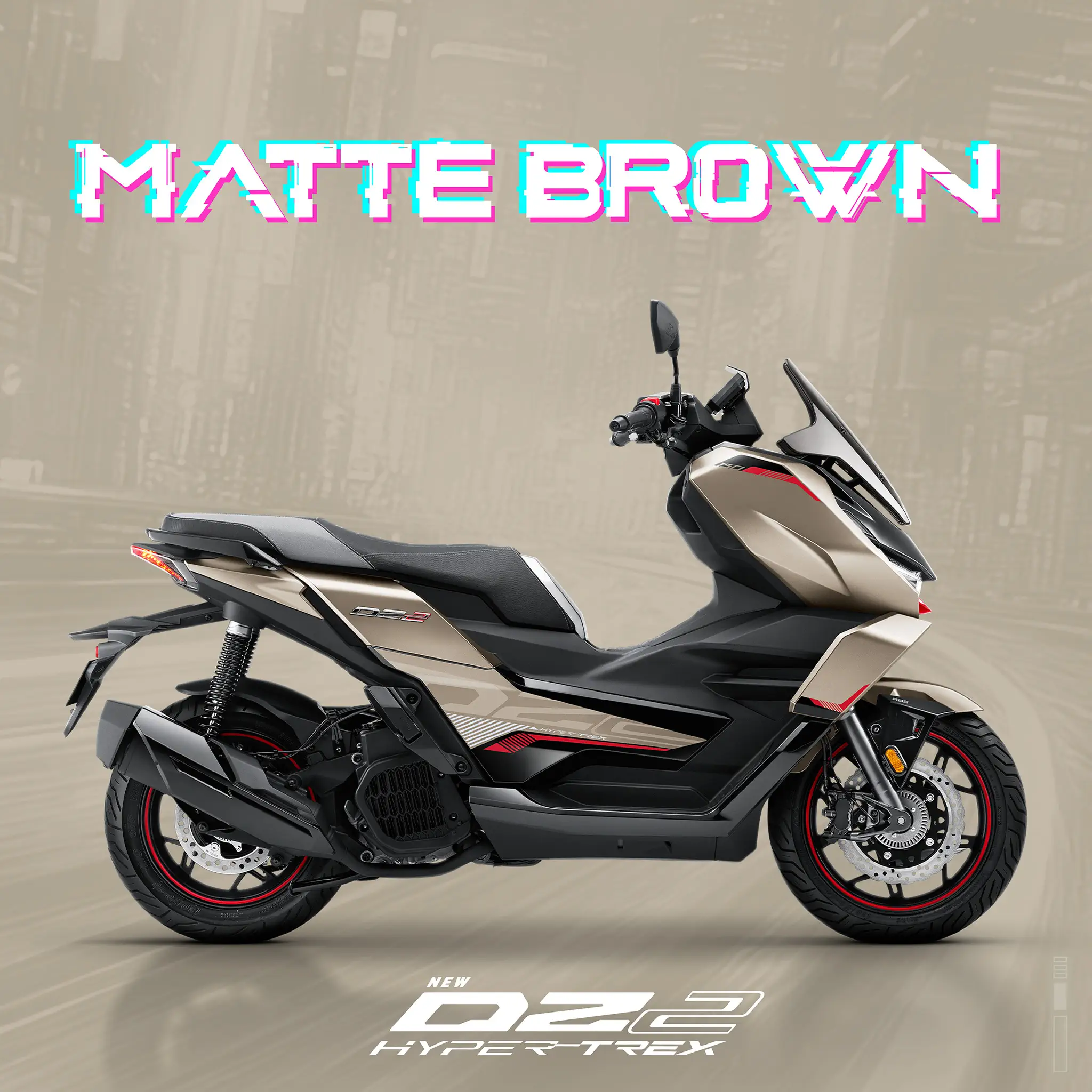 DZ2 Matte Brown (น้ำตาล-ดำ) DZ2 Matte Brown (น้ำตาล-ดำ)