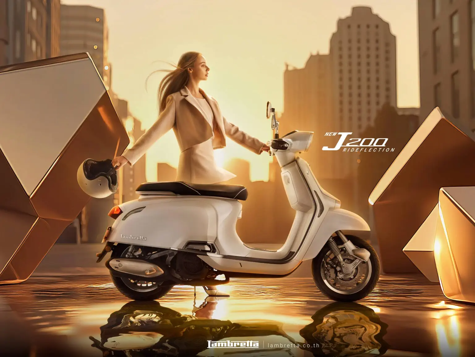 LAMBRETTA J200 รุ่นใหม่ล่าสุด ถูกสร้างขึ้นเพื่อพาเสน่ห์ของ J-Series
