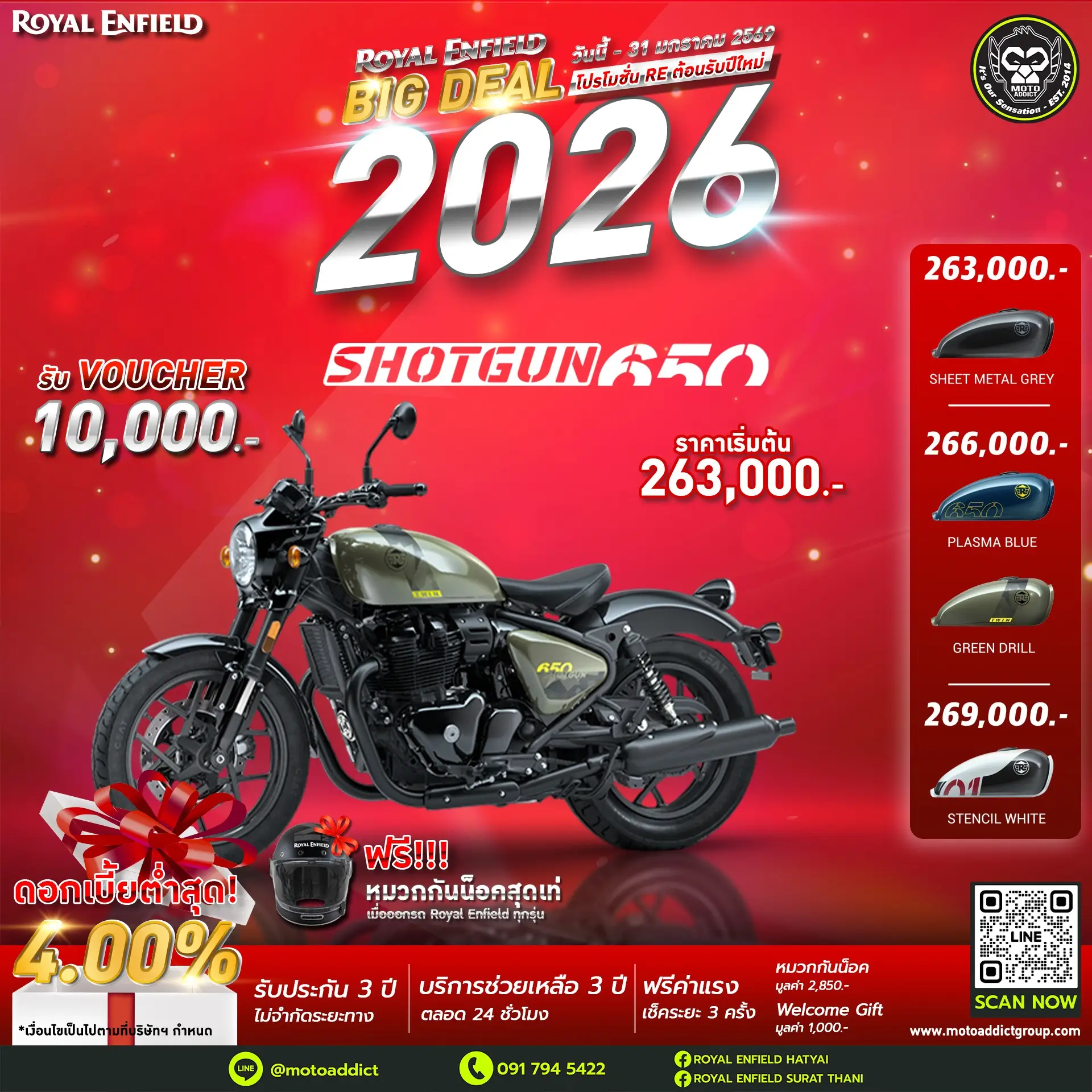 Royal Enfield Shotgun 650