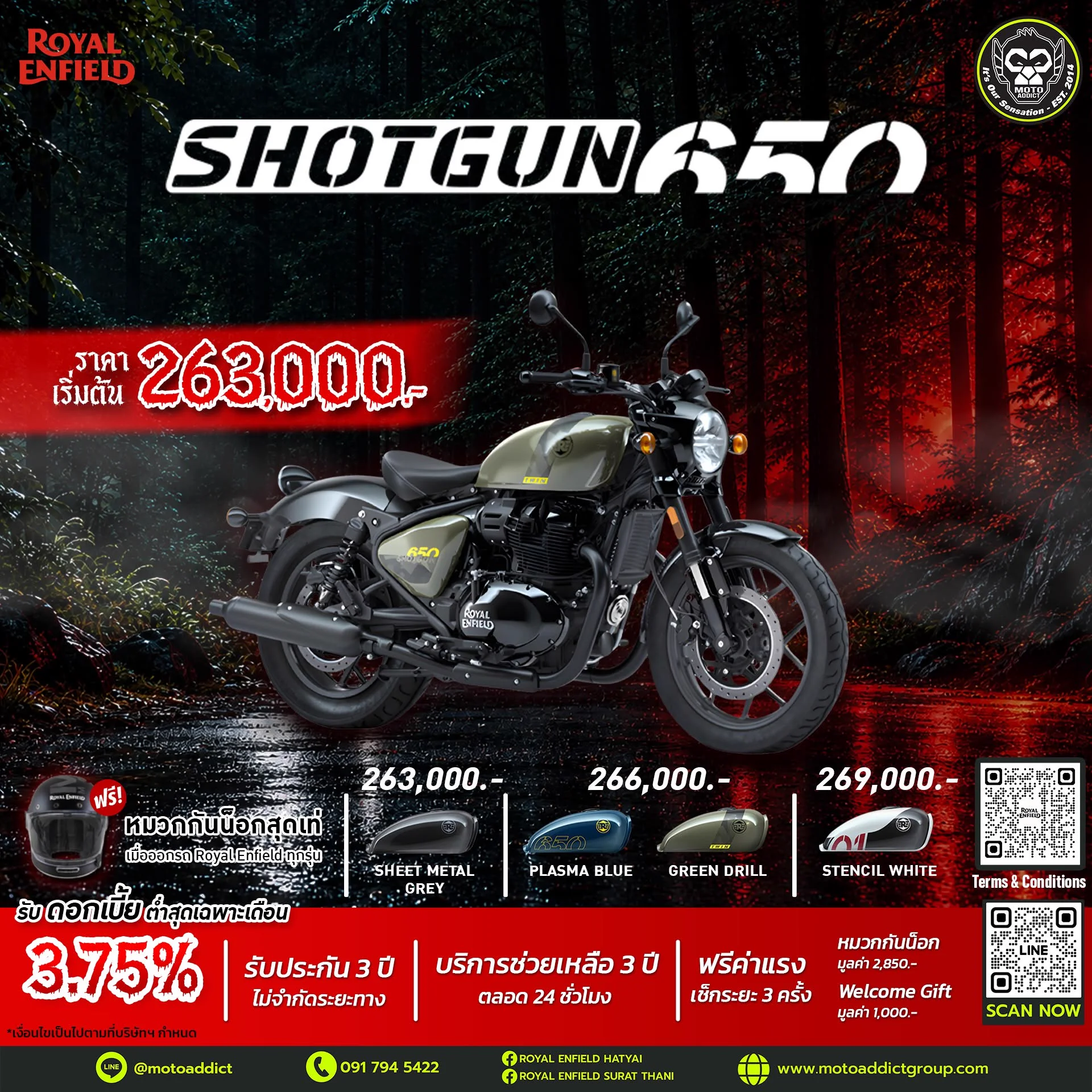 Royal Enfield Shotgun 650
